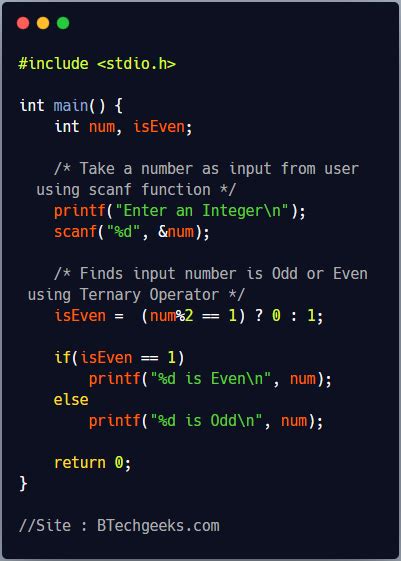 Functions that checks if a number is odd or even .